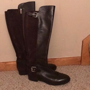 Marc Fisher leather knee high boots